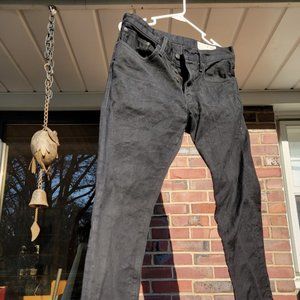 IMOGENE AND WILLIE Men's Barton Slim black selvage rinse in color. 32X30.